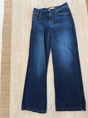 Kut from the Kloth Dark Blue Wide Leg Jeans